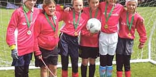 Tenby girls unbeaten in Llanelli tournament