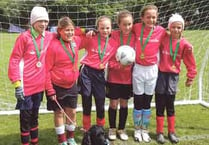 Tenby girls unbeaten in Llanelli tournament