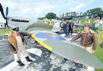 Spitfire flies in for successful Wings over Carew weekend