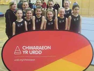 Urdd gymnastics success for Lamphey pupils