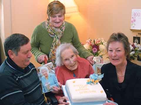 Postman Nigel makes a special delivery for centenarian Geraldine