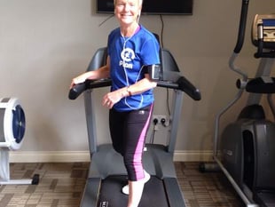Gill laces up her trainers for charity marathon challenge
