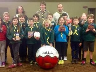 Narberth Beavers and Cubs support Fairtrade