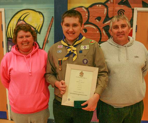 Chief Scouts Medal for Jordan