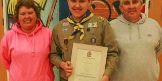 Chief Scouts Medal for Jordan