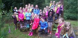 St. Issells Brownies enjoying end of term activities