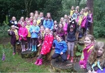 St. Issells Brownies enjoying end of term activities