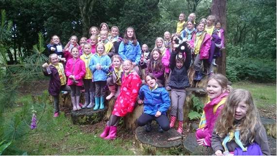 St. Issells Brownies enjoying end of term activities