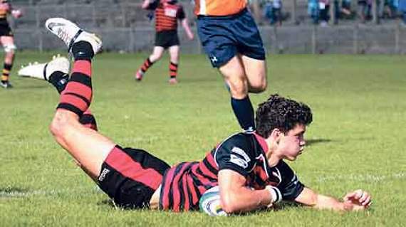 Tenby United run in eight tries to reach Pembs. KO Cup semi-finals