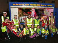 Scouts in Pembroke team up for charity Santa Run