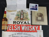 Rare Welsh Whisky arrives in Carmarthen for sale around 120 years after it was produced