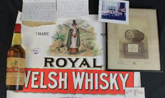 Rare Welsh Whisky arrives in Carmarthen for sale around 120 years after it was produced