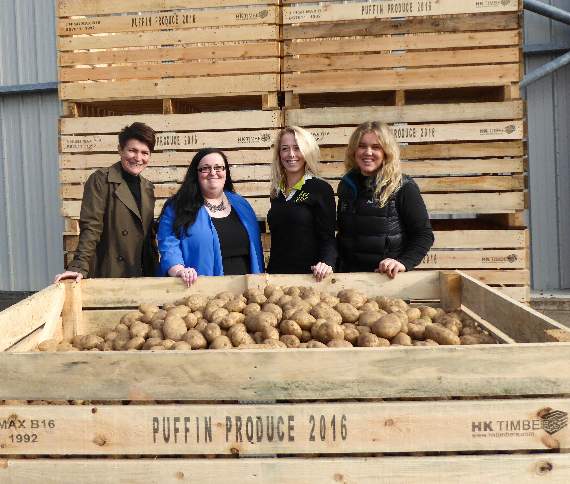 Puffin Produce raise a tonne of cash for Ty Hafan!