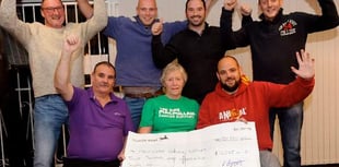 Sportsmen’s stadium trek raises a ‘staggering’ amount for charity