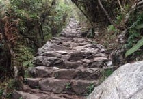 Volunteer teacher Daniel scales the heights... of Machu Picchu!