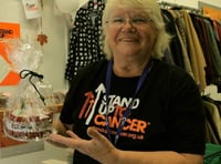 Maureen's Christmas cakes for charity sale in Tenby