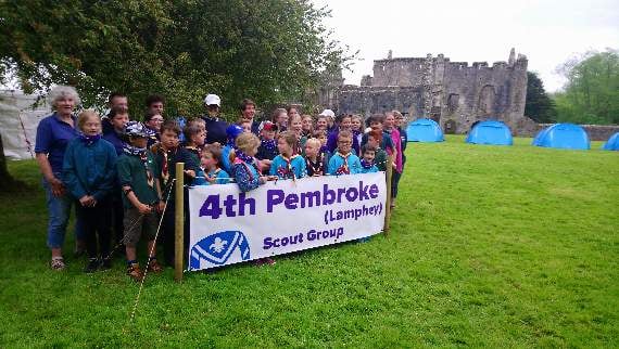 4th Pembroke Lamphey Scout Group camp