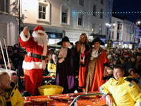 Santa makes a date with Tenby