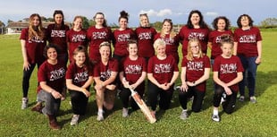 Cresselly cricket Ladies show their support for ‘Get the Boys a Lift’