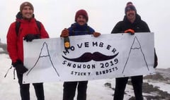 Adventurous local lads raise over £2,000 for Movember