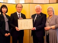Local historian receives prestigious Japanese Commendation