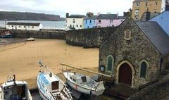 Standing room only at Tenby's 'little church on the harbour' for festive service