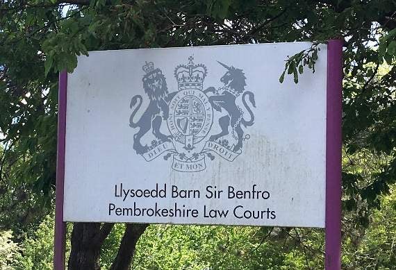 Man fined for criminal damage at Pembroke Dock