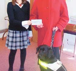 Young swimmer’s gift to Guide Dogs