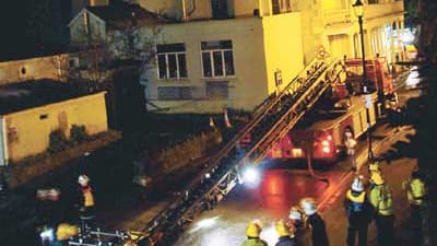 Hotel inferno - over 100 firefighters battle horrific Bank Holiday ...