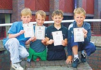 Saundersfoot swimmers go close in Sladen Relays