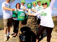 Milk relay to the top of Snowdon in aid of Macmillan