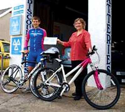 Cyclist Dan,15,  rides to success