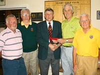 Sunshine smiles on Seniors Open