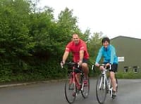 Elin and Matt prepare for RNLI ‘Tour de Farce’