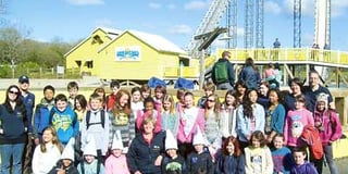 Army families enjoy  day out at theme park