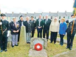 Service of remembrance for Captain Cumby