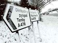 Snow and ice warning issued for Pembrokeshire & Carmarthenshire