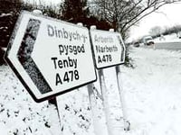 Pembrokeshire schools closed due to icy roads as snow continues