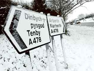 Pembrokeshire schools closed due to icy roads as snow continues