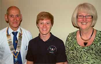 New Rotary member inducted