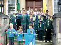 Kilgetty Scouts in St. George’s Day parade