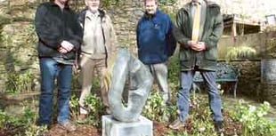 Sculpture unveiled to commemorate Colby’s Cynthia Scourfield-Lewis