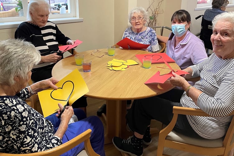 Pen-Coed care home residents