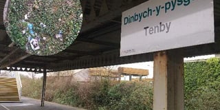 Railway consultant offers to help with Tenby station clean-up efforts