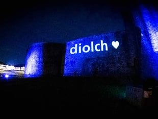 More historic Welsh sites to be lit up in support of the NHS and Social Care workers