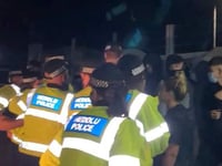 'Disgraceful scenes' outside Penally camp slammed