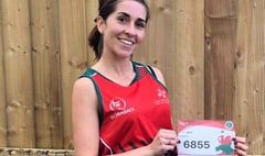 Pembrokeshire mum completes 870 miles running challenge for Wales Air Ambulance