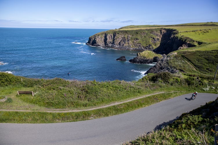 Cycling triathlon through Pembrokeshire