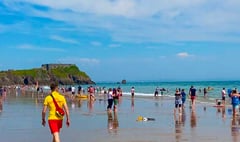 Tenby lifeboats tasked to paddleboarders in difficulty