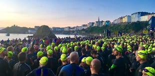 Temporary drone ban over Tenby for Ironman Wales